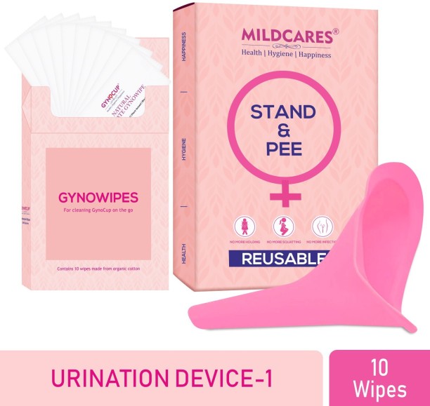 Female Urinal KMG Market Female Urination Device Urination Device With Black Odor Resistant Bag and Bonus 3 Wet Wipes Wee Funnel 