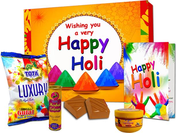 Midiron Holi Hamper Gift Box | Holi Gift Box | Festival Gift Box Paper Gift Box