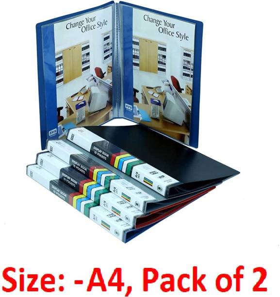 SVS PP A4 Size Presentation Display Book File Folder wi...