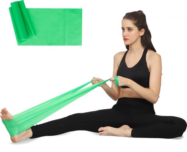 HealthHike Yoga Band Resistance Exercise Band for exercise Latex-Free Theraband 5 ft x 5inch Fitness Band