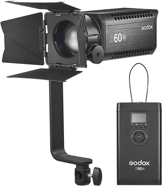 GODOX S60Bi Focusing LED Video Light Studio Light 77W 2800K-6500K Dimmable CRI96. Flash