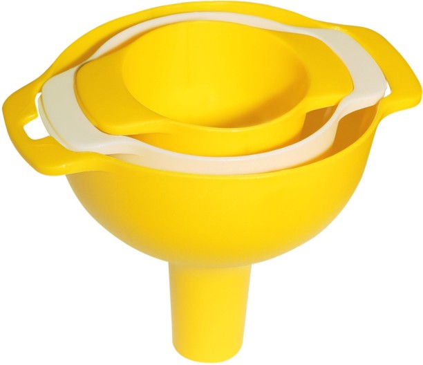 Funnel Kitchen 4 in 1 Funnel Set Kitchen Funnel Set Embudos anidados con manija Filtro colador Desmontable para transferir Polvo líquido 