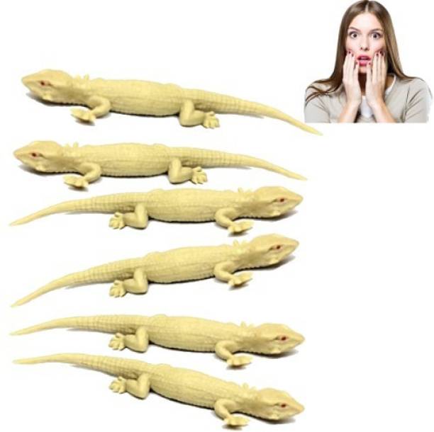 MADDYGROUP REALISTIC LOOKING RUBBER LIZARD FOR PRANK FRIENDS | PRACTICAL JOKES TOY| GAG TOY RUBBER GECKO LIZARD PARTY PRANK TOY Gag Toy