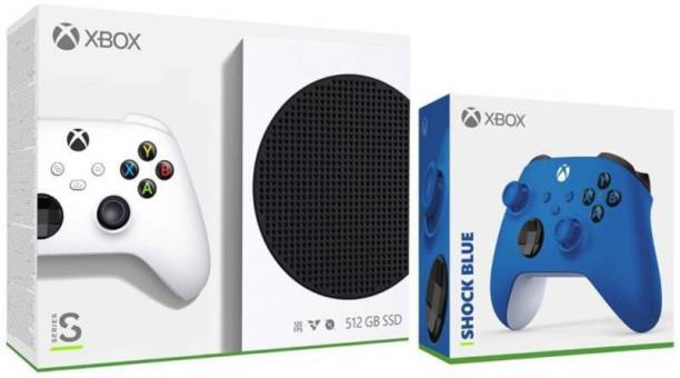 Xbox Series S Console with Extra Controller (Shock Blue...