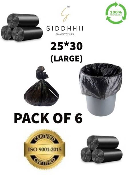siddhhii Biodegradable Dustbin Bags Large 18 L Garbage Bag