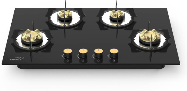 v guard gas stove 3 burner automatic