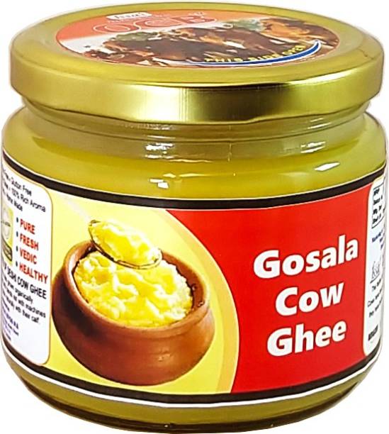 OCB Gosala Cow Ghee 100% Pure Desi Cow Made Ghee (Home Made) Ghee 250 g Glass Bottle