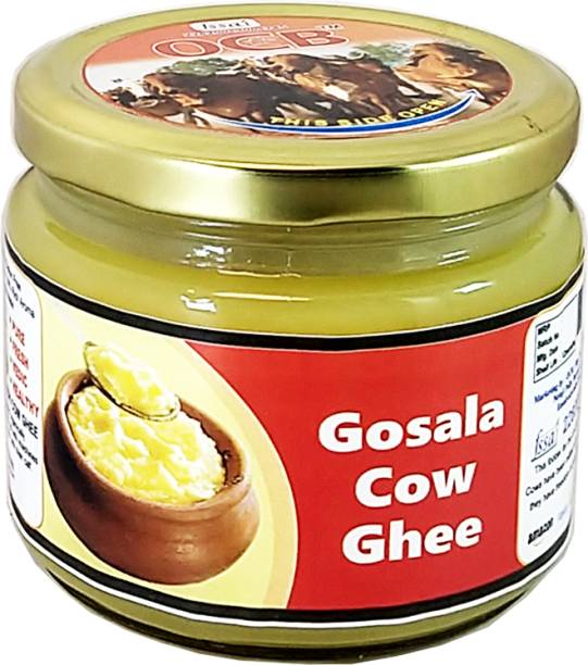 OCB Gosala Cow Ghee Desi Cow Ghee | Hand made & Home Made Ghee 250 g Glass Bottle