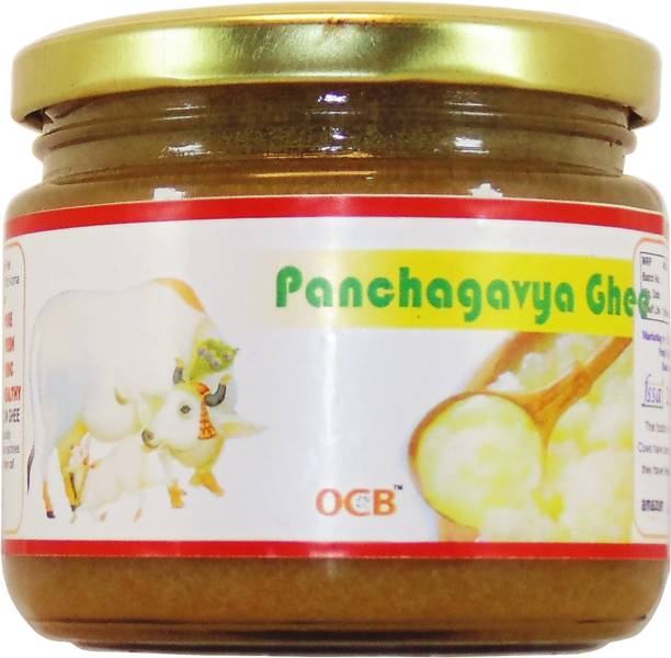 OCB Panchagavya Ghee ORGANIC Pure Desi A2 Gir Cow Bengali Ghee 250 g Glass Bottle