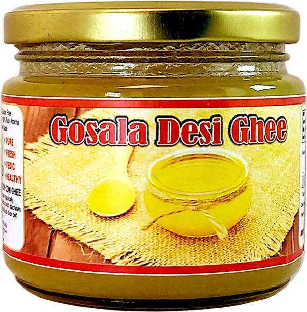 OCB Gosala Desi Ghee Desi Gir Cow Bilona Method (Village Made Desi Cow Milk Ghee) Ghee 250 g Glass Bottle