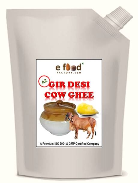 E Food Factory A2 Gir Desi Cow Ghee 100 ml 100 ml Pouch