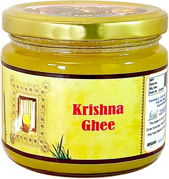 OCB Krishna Ghee A2 Desi Gir Cow Ghee Vedic Bilona Method Grass Feed Ghee 250 g Plastic Bottle