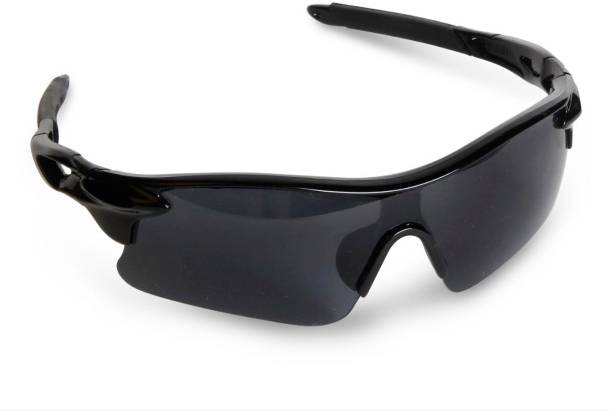 Cereto Black Sports Googles For Men/Boys Cricket Sunglass/Riding/Fashion Sunglasses Cricket Goggles