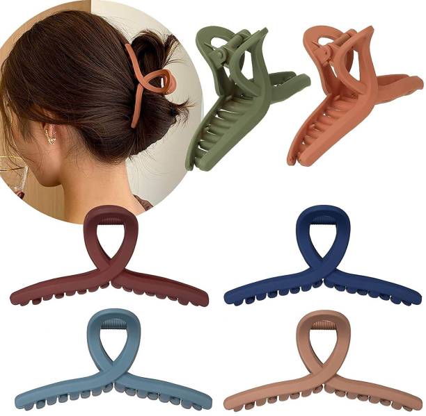 Myra Collection Hair Claw Clip 6 Color Hair Jaw Clamp C...