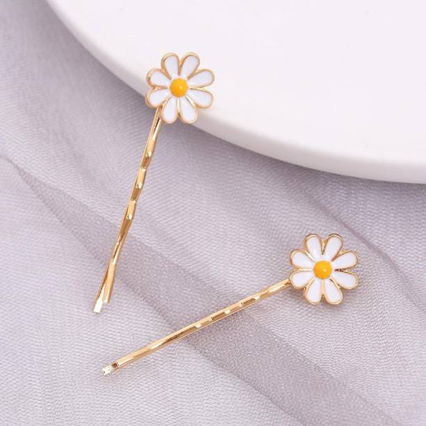 Anna Stella Korean Style Women's Set Daisy Hair Pin Hair Accessories set For Women And Girls Hair Pin