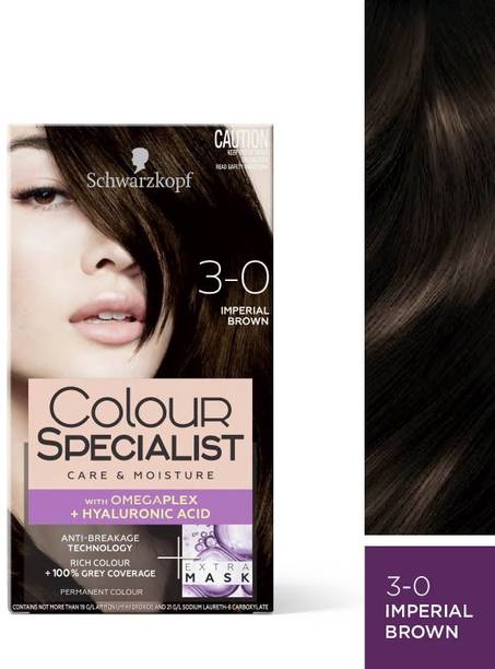 Schwarzkopf Colour Specialist Permanent Hair Colour , 3.0 Imperial Brown Price in India