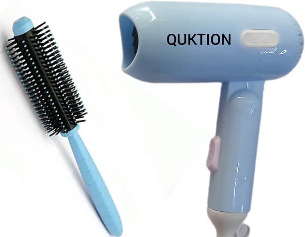quktion FOLDABLE HAIR DRYER 1300 WATT 2SPEED/HEAT SETTING Hair Dryer