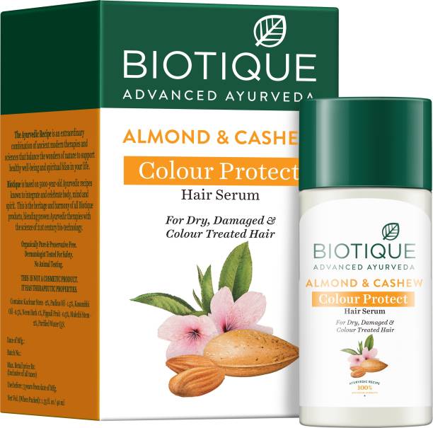 BIOTIQUE BIo Almond & Cashew Fresh Replenishing Serum (FOR COLOR TREATED & PERMED HAIR