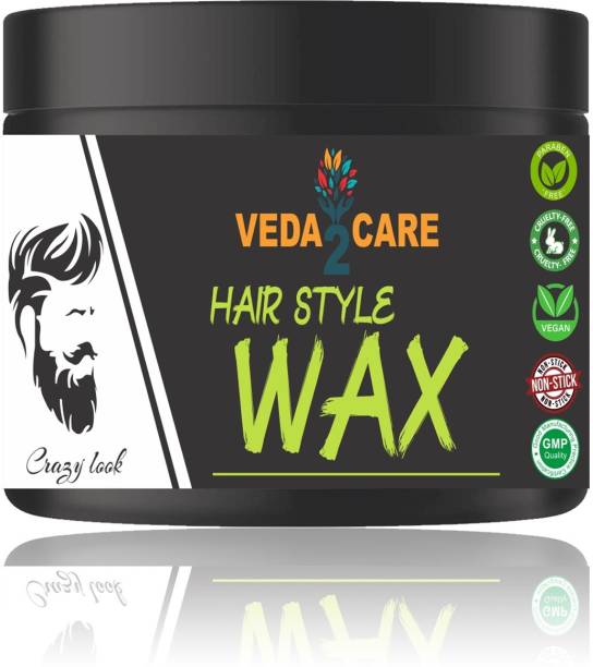 Veda2Care Hair Style Wax For Men | Natural Hair Gel Wax for Stylish Men Hair Wax