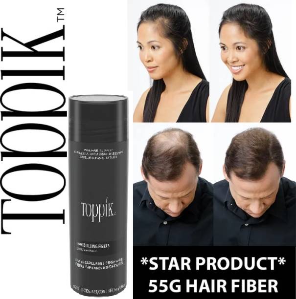 Stylazo Toppik Hair Building Fibers Black - 55gm Hair Powder Price in India