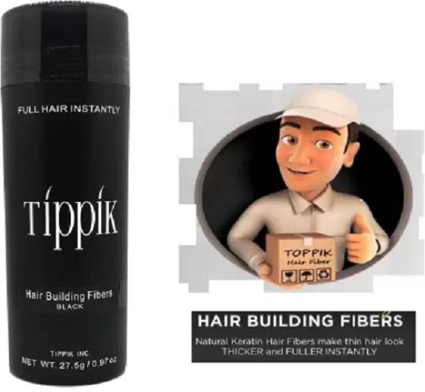Stylazo Toppik Hair Building Fibers Black - 27.5gm black Price in India