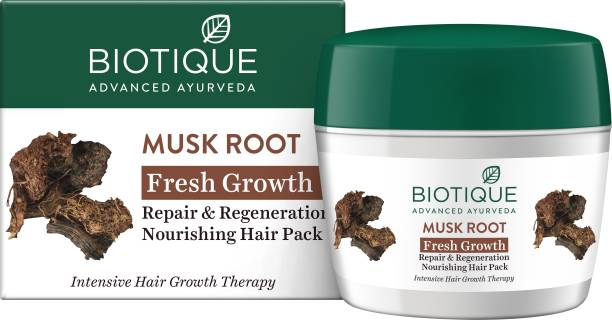 BIOTIQUE BIO Musk Root Fresh Growth Nourishing Treatment Pack