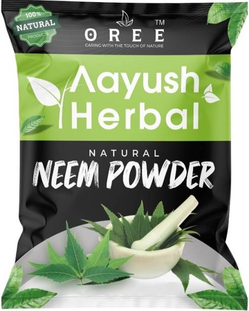 Aayush herbal 100% Natural/Organic Neem Leaf Powder || Healthy Hair & Hair Cleanser || Skin Acne Face Packs - 200g