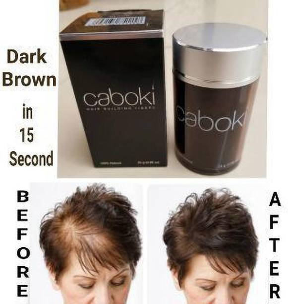 Stylazo dark brown caboki 25gram Hair Volumizer for men and women 5465867587 soft Hair Volumizer powder