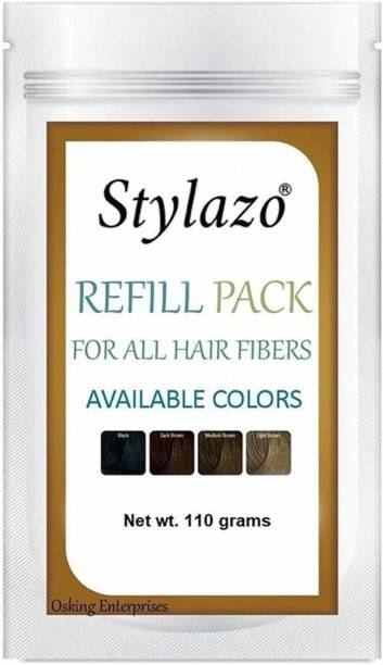 Stylazo black Hair Building Fiber 110 g refill bag 325476876896 soft Hair Volumizer powder
