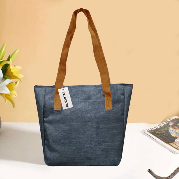 Women Grey, Orange Shoulder Bag Price in India