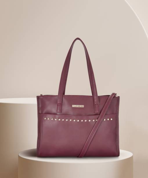 Women Maroon Tote - Extra Spacious Price in India