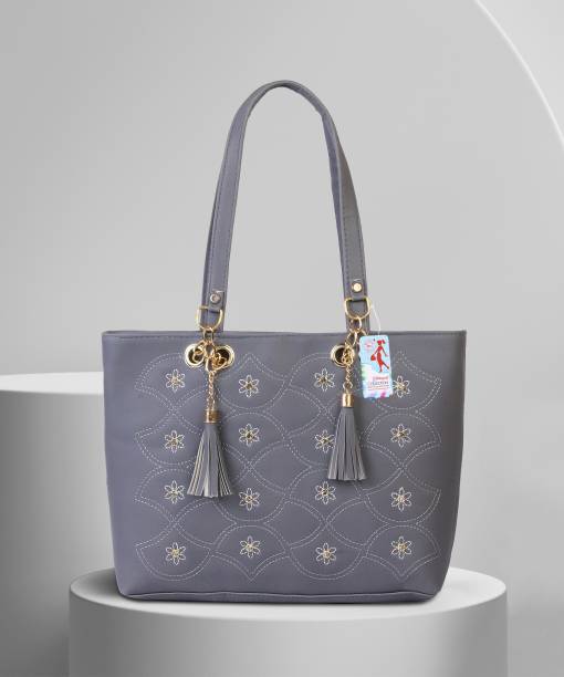 Women Grey Hand-held Bag Price in India