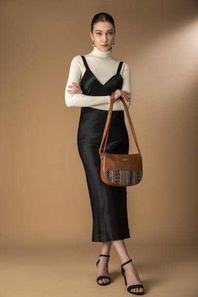 Women Tan Sling Bag Price in India