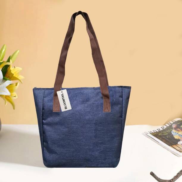 Women Blue, Brown Shoulder Bag Price in India