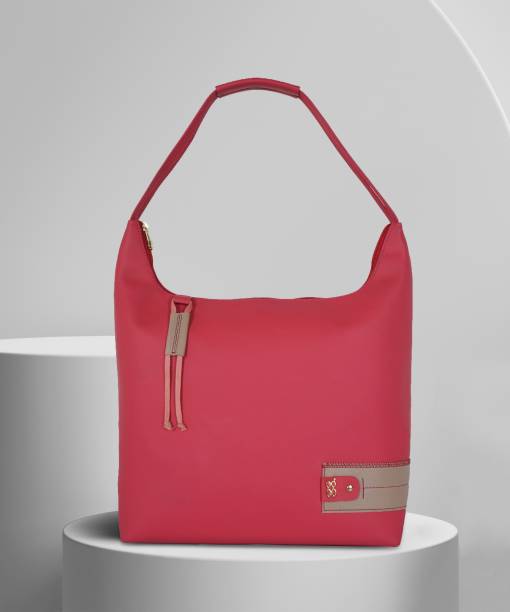 Women Pink Hobo - Extra Spacious Price in India