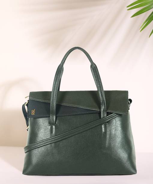 Women Grey Satchel - Extra Spacious Price in India