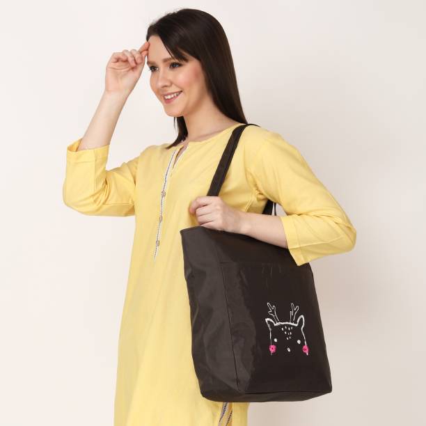 Women Brown Tote Price in India