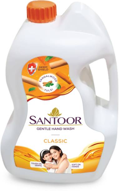 SANTOOR Classic Gentle Hand Wash Bottle