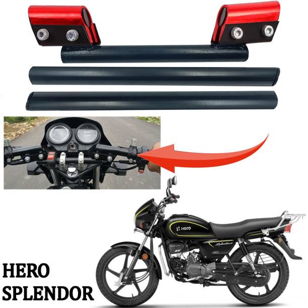 AutoPowerz Universal Motorcycle Moxi Handlebar Red Handle Bar