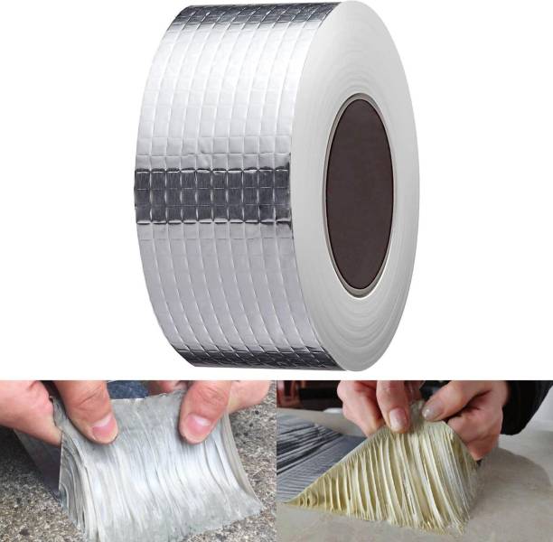 Zulaxy Waterproof Aluminium Rubber Tape for Leakage Repair, High Temperature Foil Tape 5 m Duct Tape