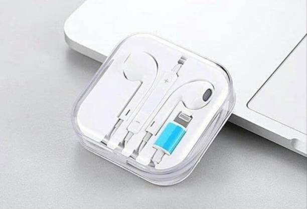 OGAM Lightning Earphone Connector With Microphone Audio Bass For Iphone Wired Headset