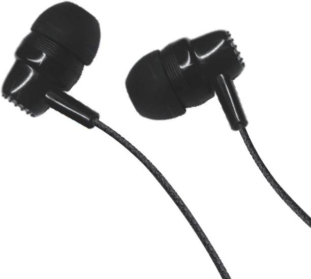 IAIR Wired Earphone with in-Built Mic (H8_Black) Wired Headset