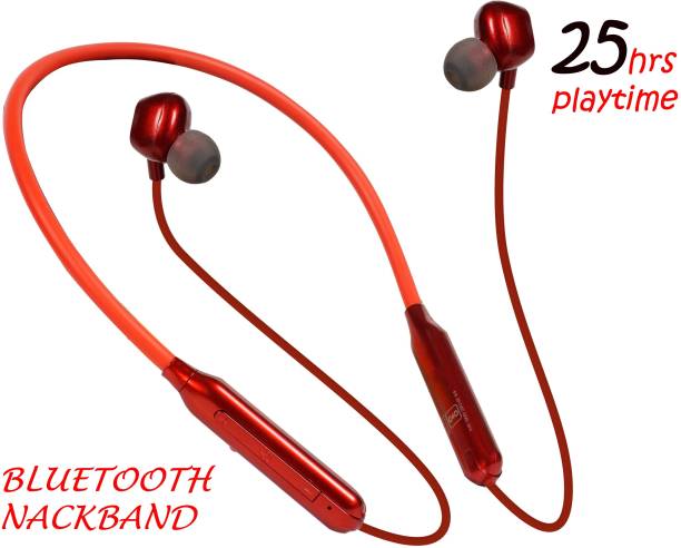 RARIBO 25 Hours Playtime with superior sound Neckband Headphone Bluetooth Headset