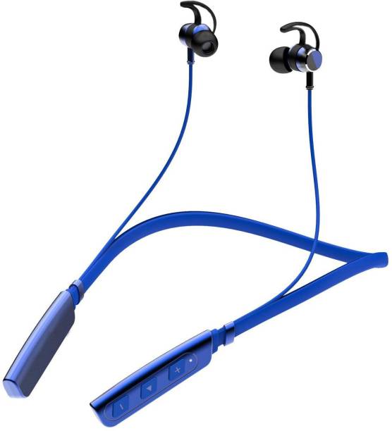 CIHYARD CH-3 Pull Fire - 24 Hours Playtime Bluetooth Headphone Neckband Earphone (Blue) Bluetooth Headset