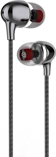 BELL BLHFK260red Earphones with Mic, Powerful Hd Sound with Extreme Bass, Tangle free Wired Headset