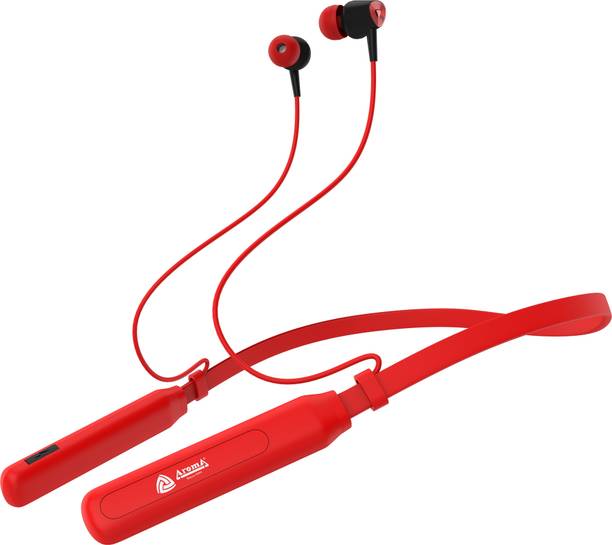 Aroma NB119Pro Belief 48 Hours Playing Time Fast Charging Bluetooth Neckband Earphone Bluetooth Headset