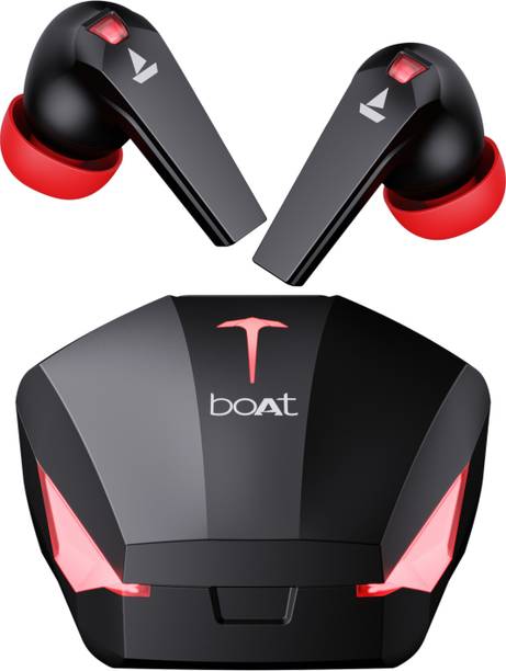 boAt Airdopes 192 with Beast Mode(40ms), 30 Hours Playback & LED Lights Bluetooth Headset