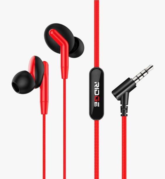 Ridge REP008 Earphone Red Color Wired Headset
