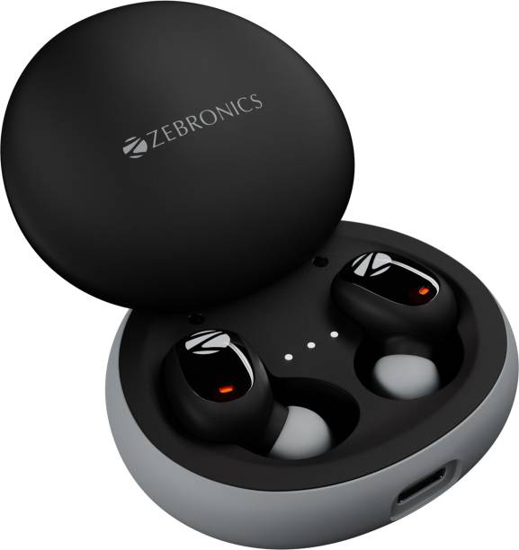 ZEBRONICS ZEB-SOUND BOMB N1 TWS earbuds with ENC, Splash Proof Bluetooth Headset