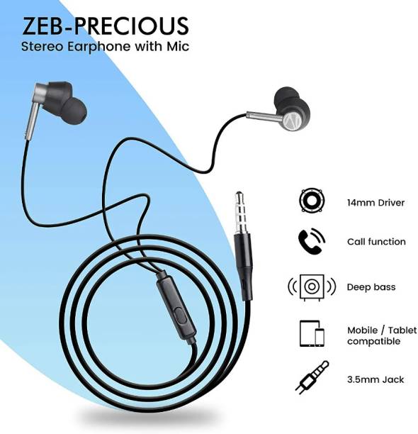 ZEBRONICS Zeb-Precious Wired Headset